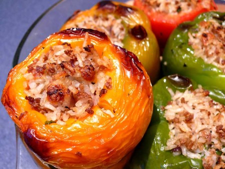 stuffed mediterranean vegetables